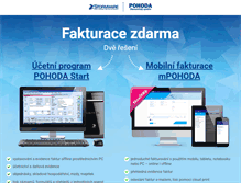Tablet Screenshot of fakturace-zdarma.cz